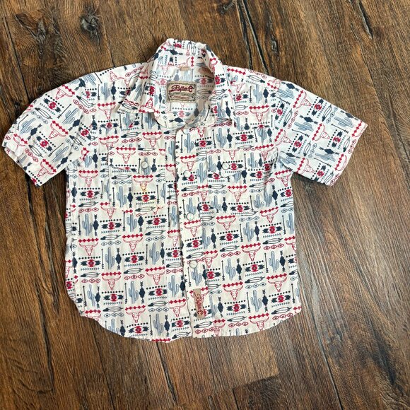 Rafter C Cowboy Collection patterned button down shirt - Picture 1 of 5